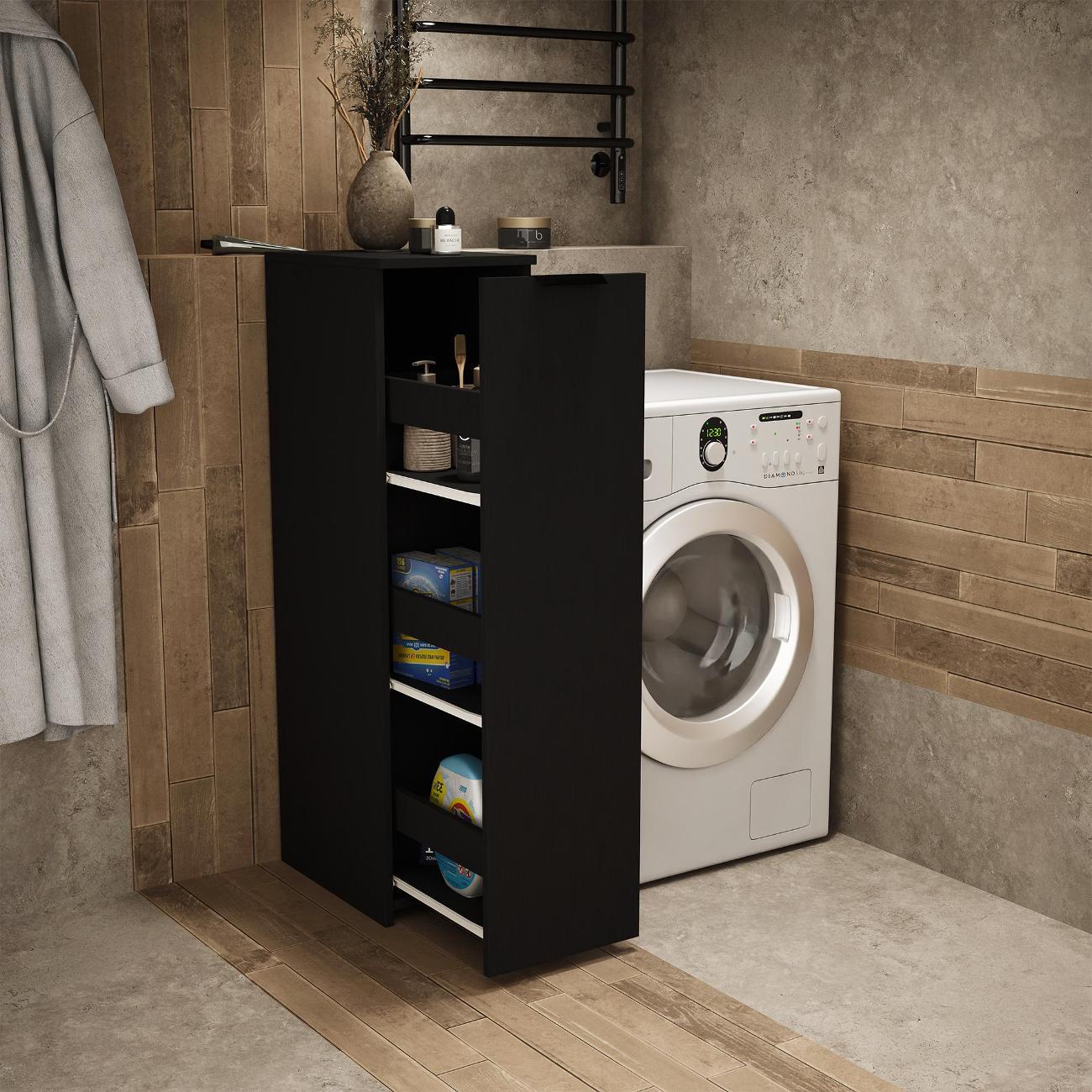 Тумба MFMaster Витто-187 чёрный