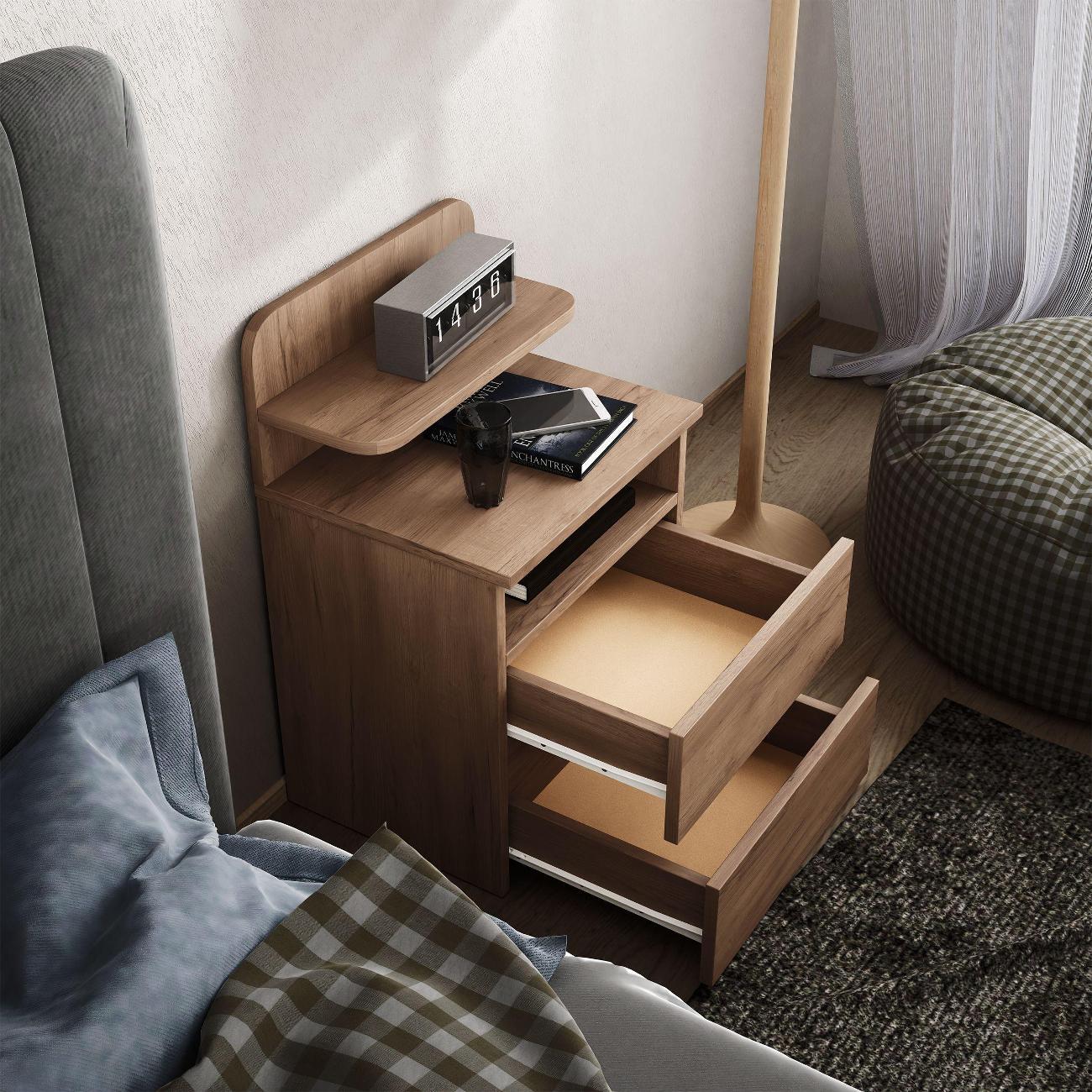 Тумба MFMaster Витто-107 дуб крафт табак