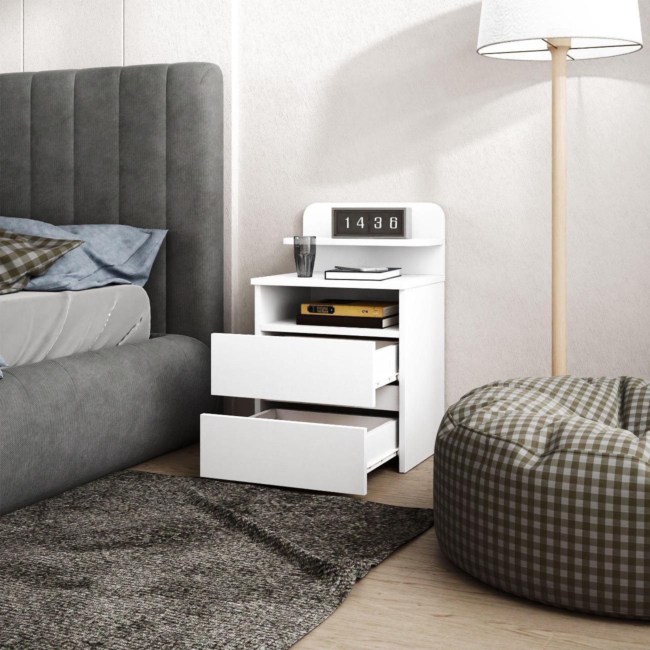 Тумба MFMaster Витто-107 белый