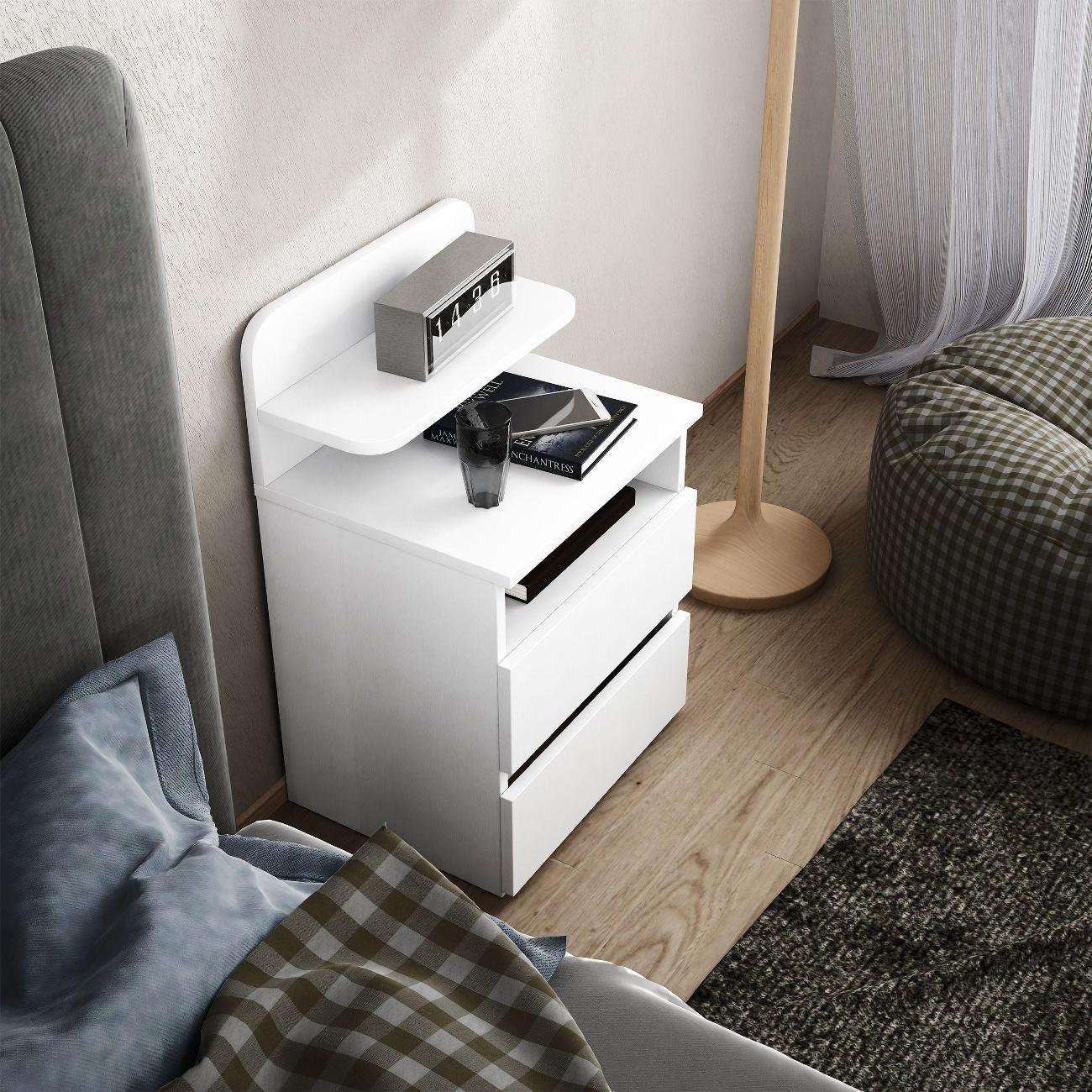 Тумба MFMaster Витто-107 белый