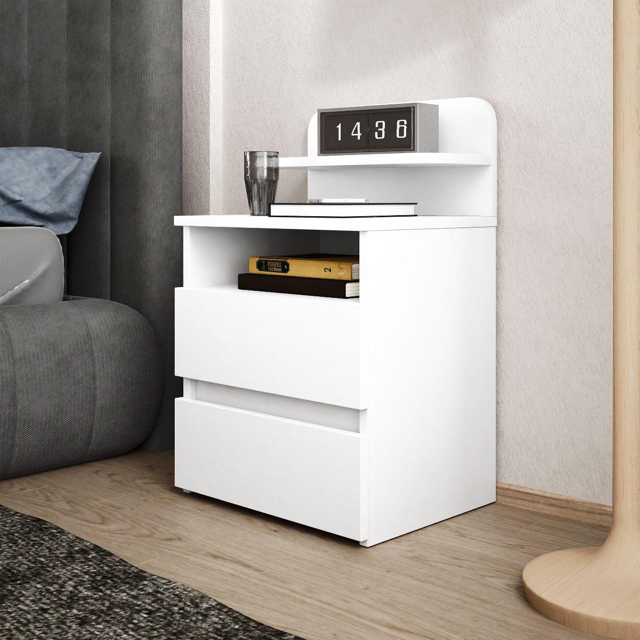 Тумба MFMaster Витто-107 белый