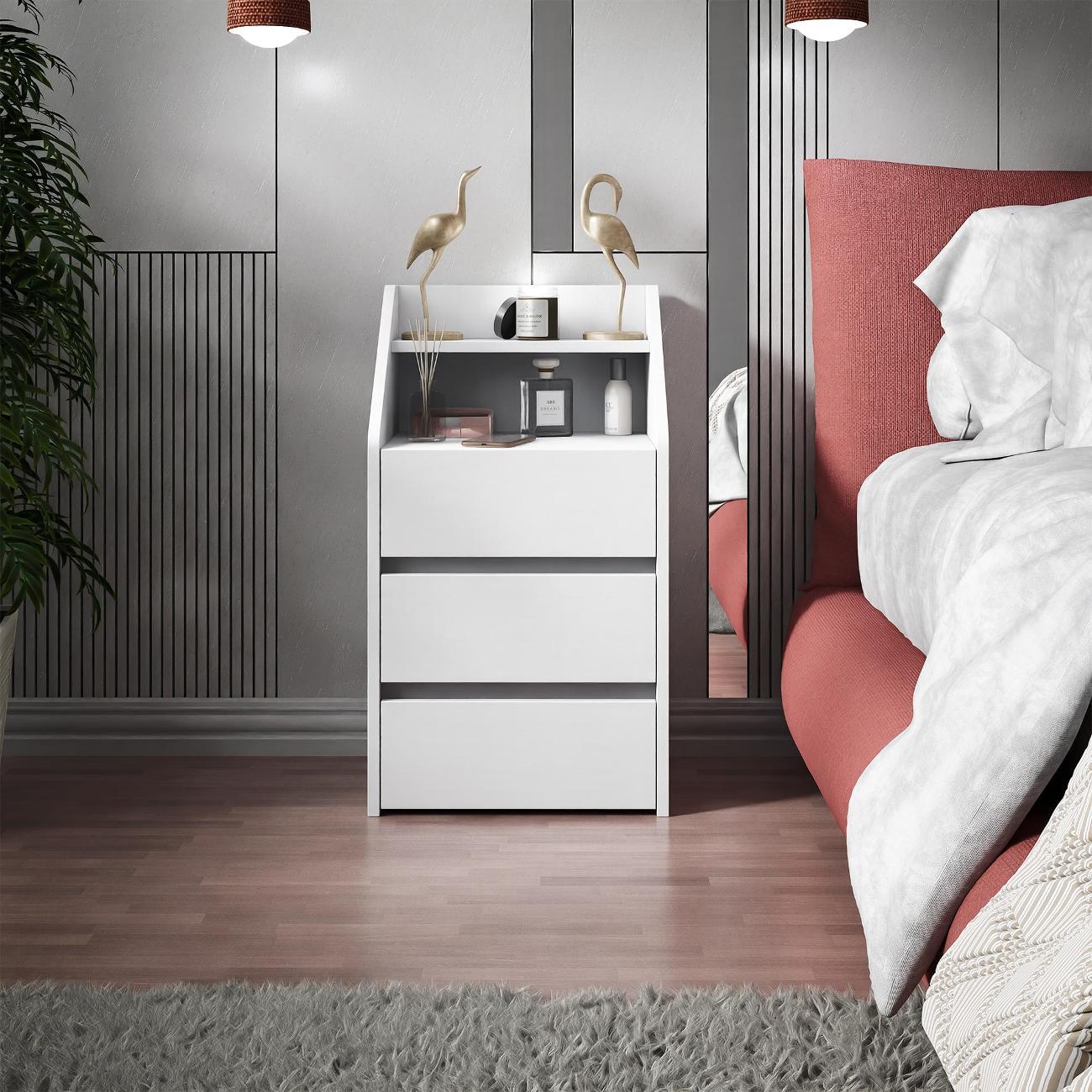 Тумба MFMaster Витто-166 белый