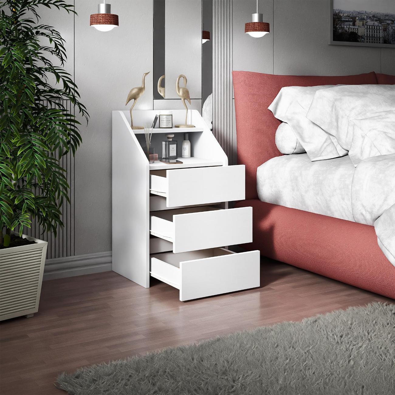 Тумба MFMaster Витто-166 белый