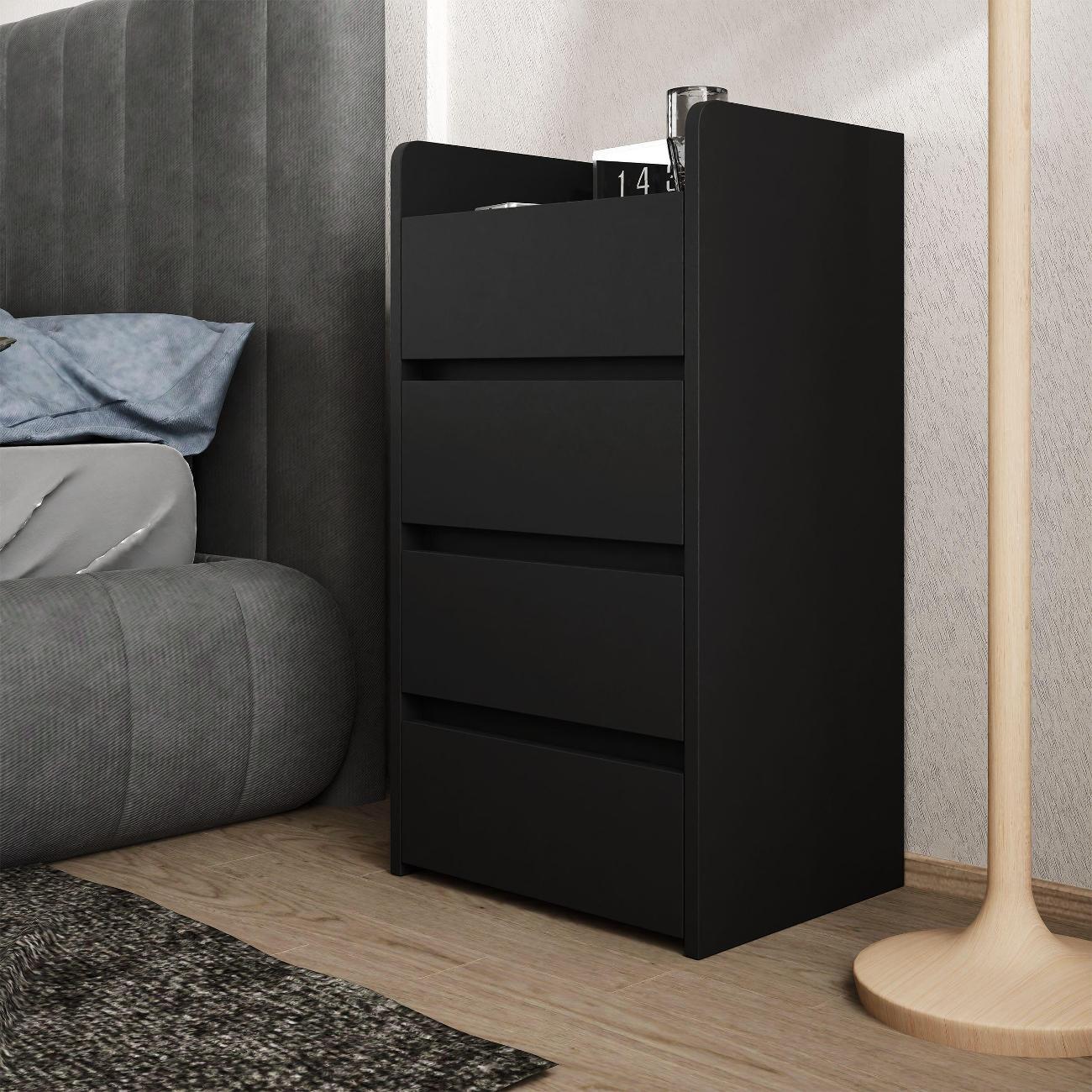 Тумба MFMaster Витто-155 черный