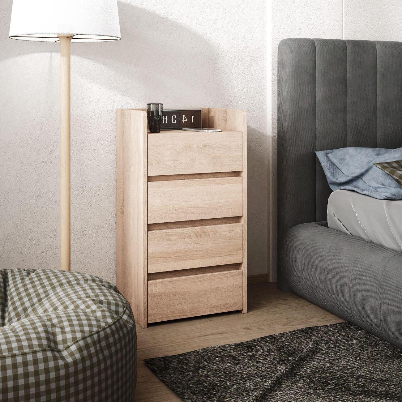 Тумба MFMaster Витто-155 дуб сонома