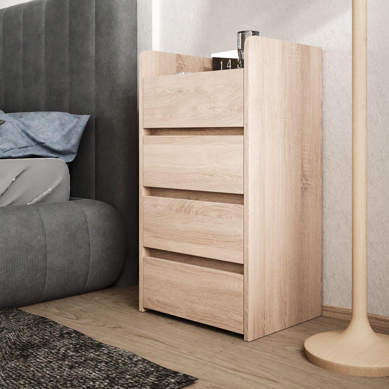 Тумба MFMaster Витто-155 дуб сонома