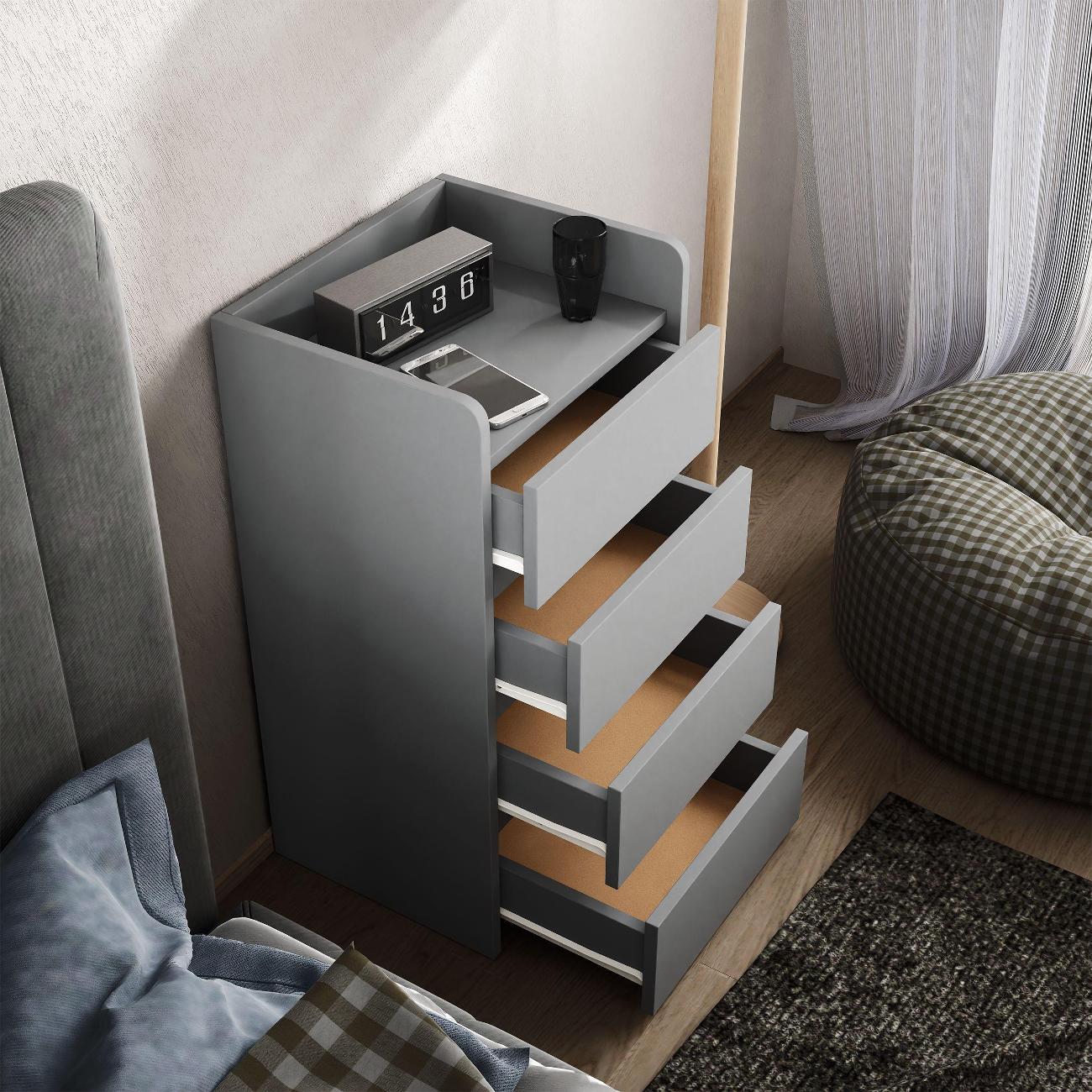 Тумба MFMaster Витто-155 оникс