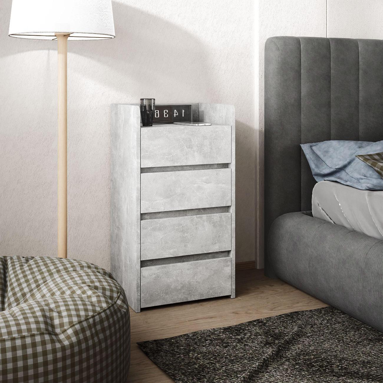 Тумба MFMaster Витто-155 бетон