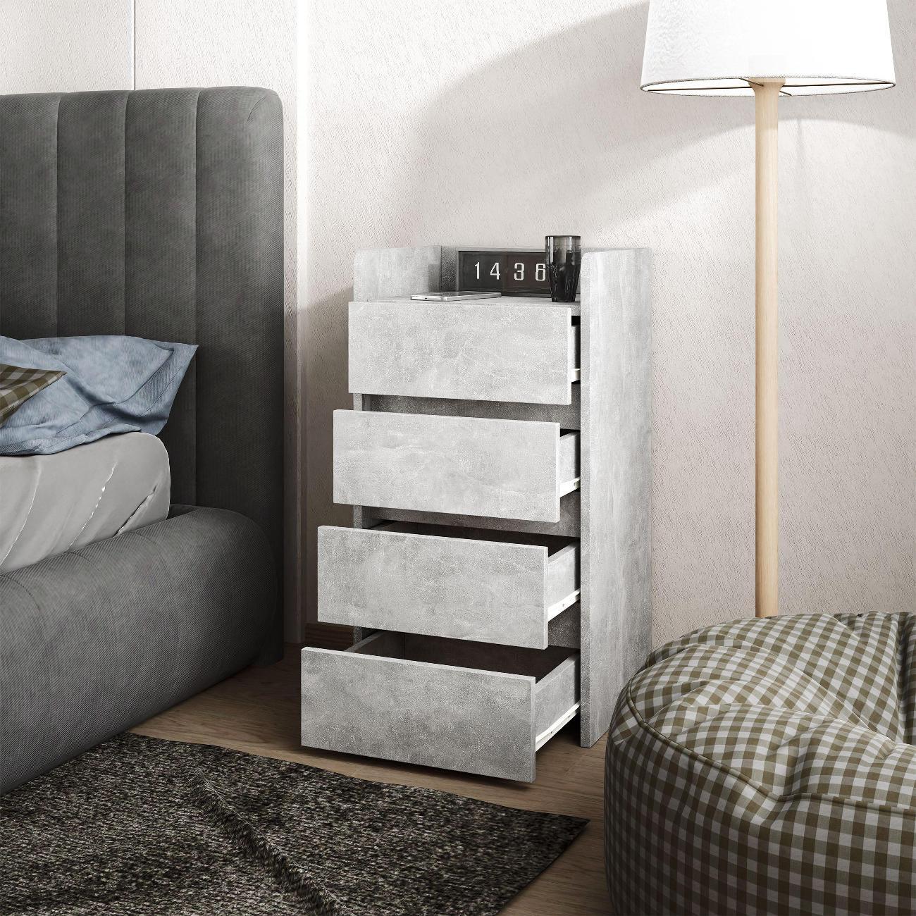 Тумба MFMaster Витто-155 бетон