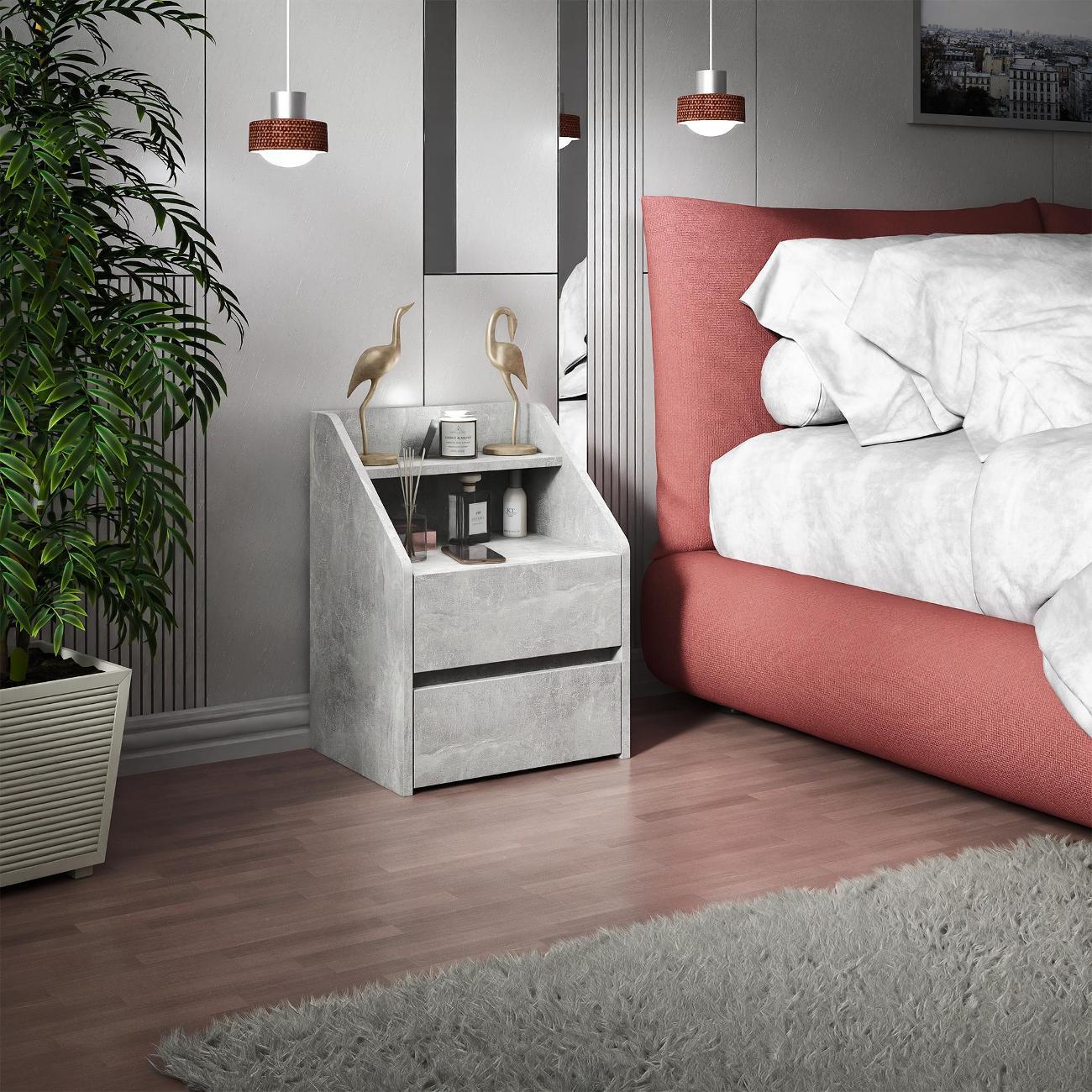 Тумба MFMaster Витто-164 бетон