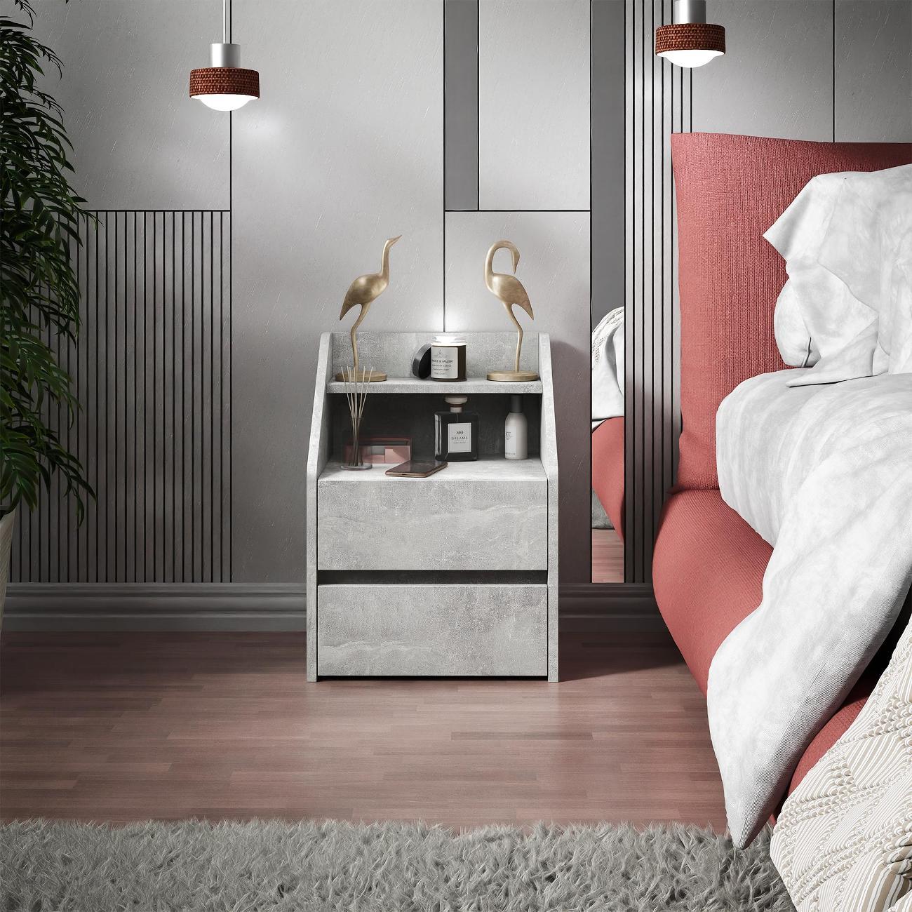 Тумба MFMaster Витто-164 бетон