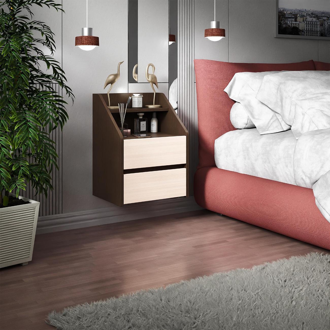 Тумба MFMaster Витто-164 венге-дуб молочный