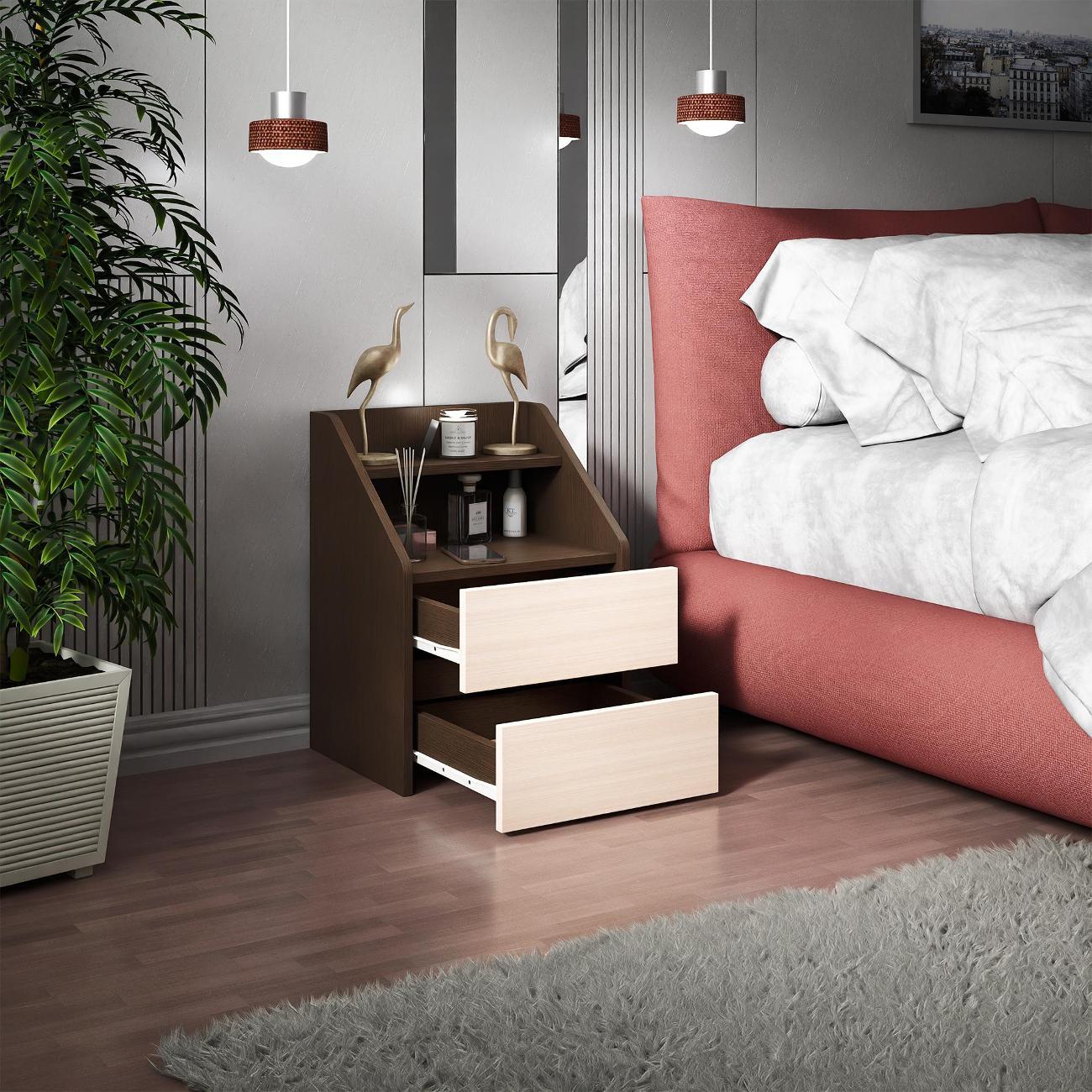 Тумба MFMaster Витто-164 венге-дуб молочный