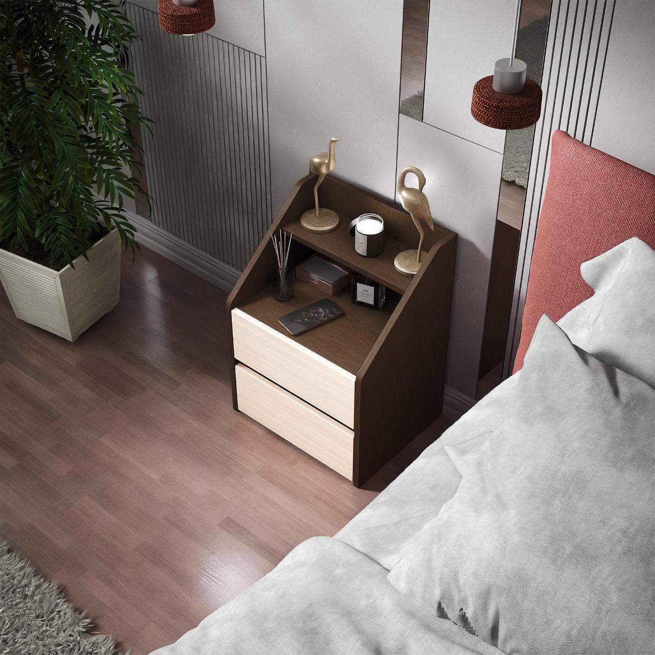 Тумба MFMaster Витто-164 венге-дуб молочный