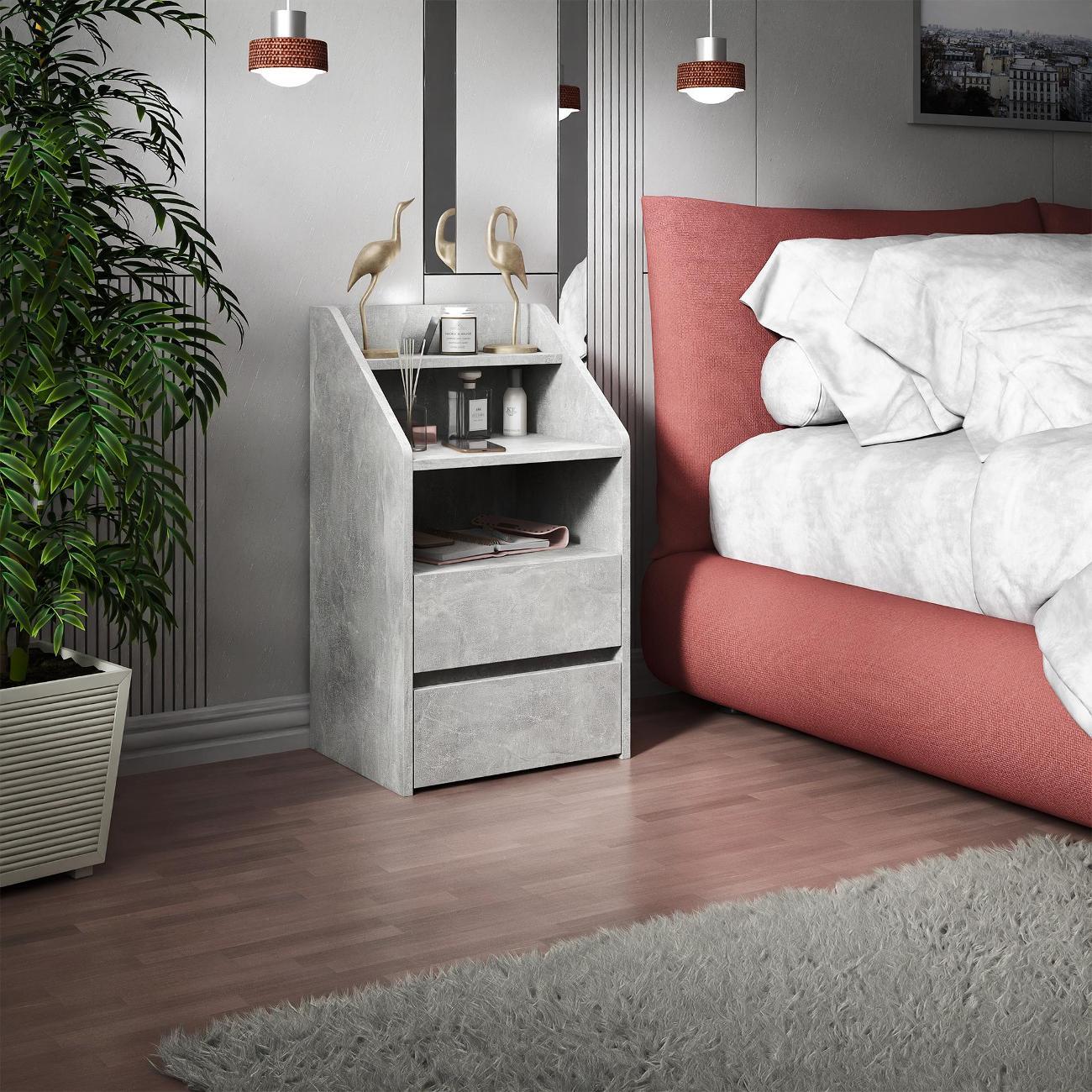 Тумба MFMaster Витто-165 бетон