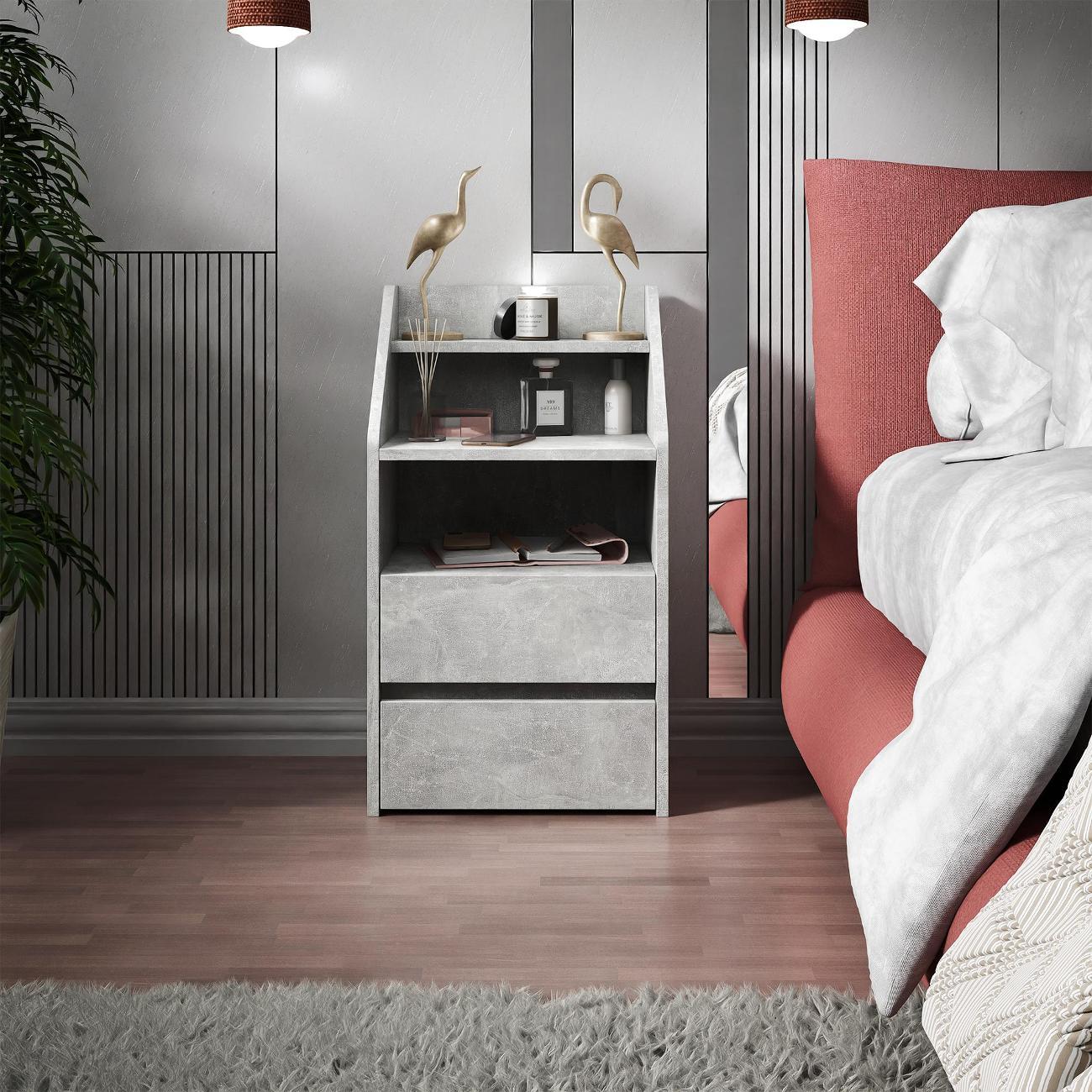 Тумба MFMaster Витто-165 бетон