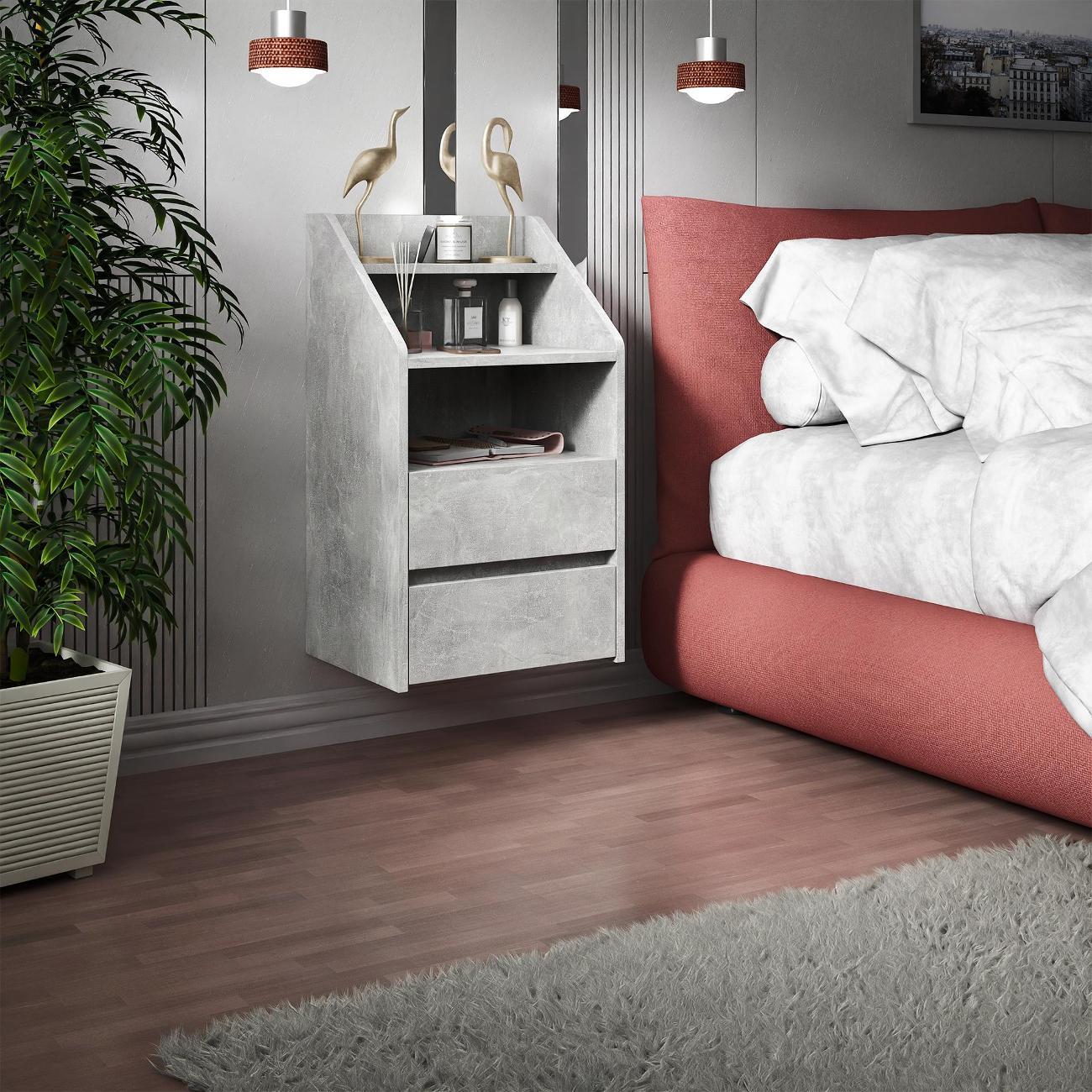 Тумба MFMaster Витто-165 бетон