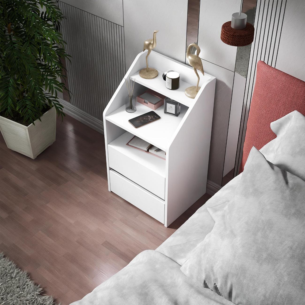 Тумба MFMaster Витто-165 белый