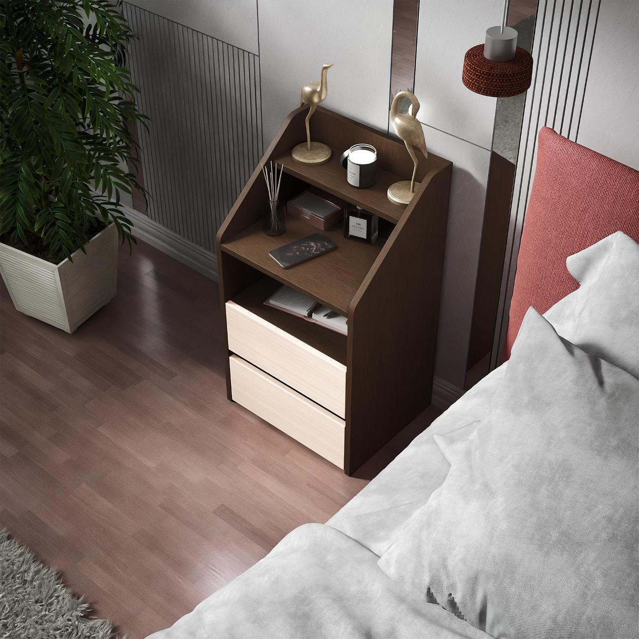 Тумба MFMaster Витто-165 венге-дуб молочный