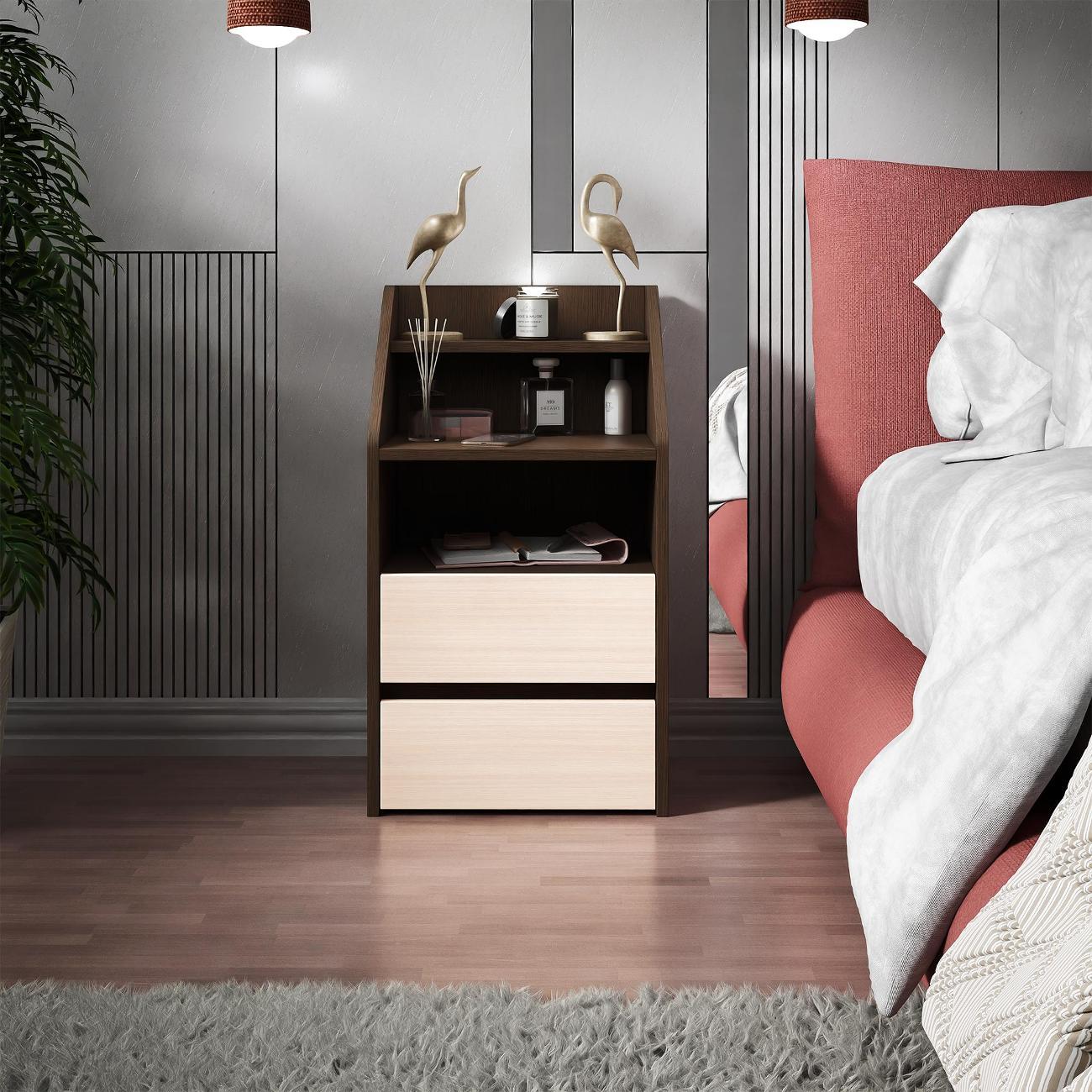 Тумба MFMaster Витто-165 венге-дуб молочный