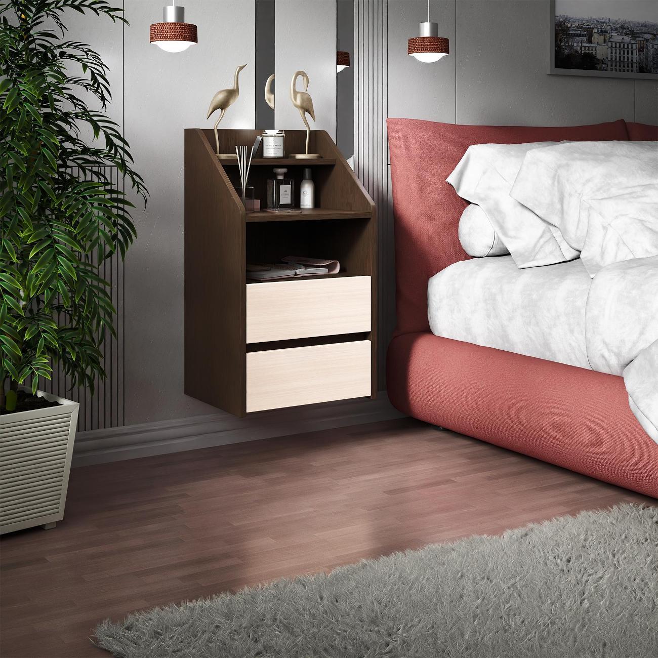 Тумба MFMaster Витто-165 венге-дуб молочный