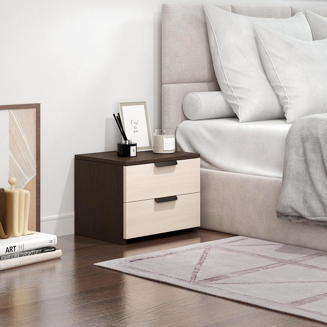 Тумба MFMaster Витто-74 венге-дуб молочный