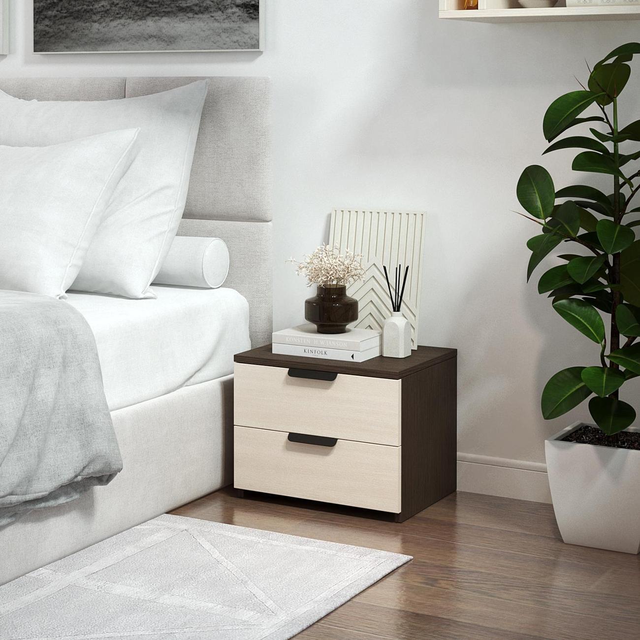 Тумба MFMaster Витто-74 венге-дуб молочный