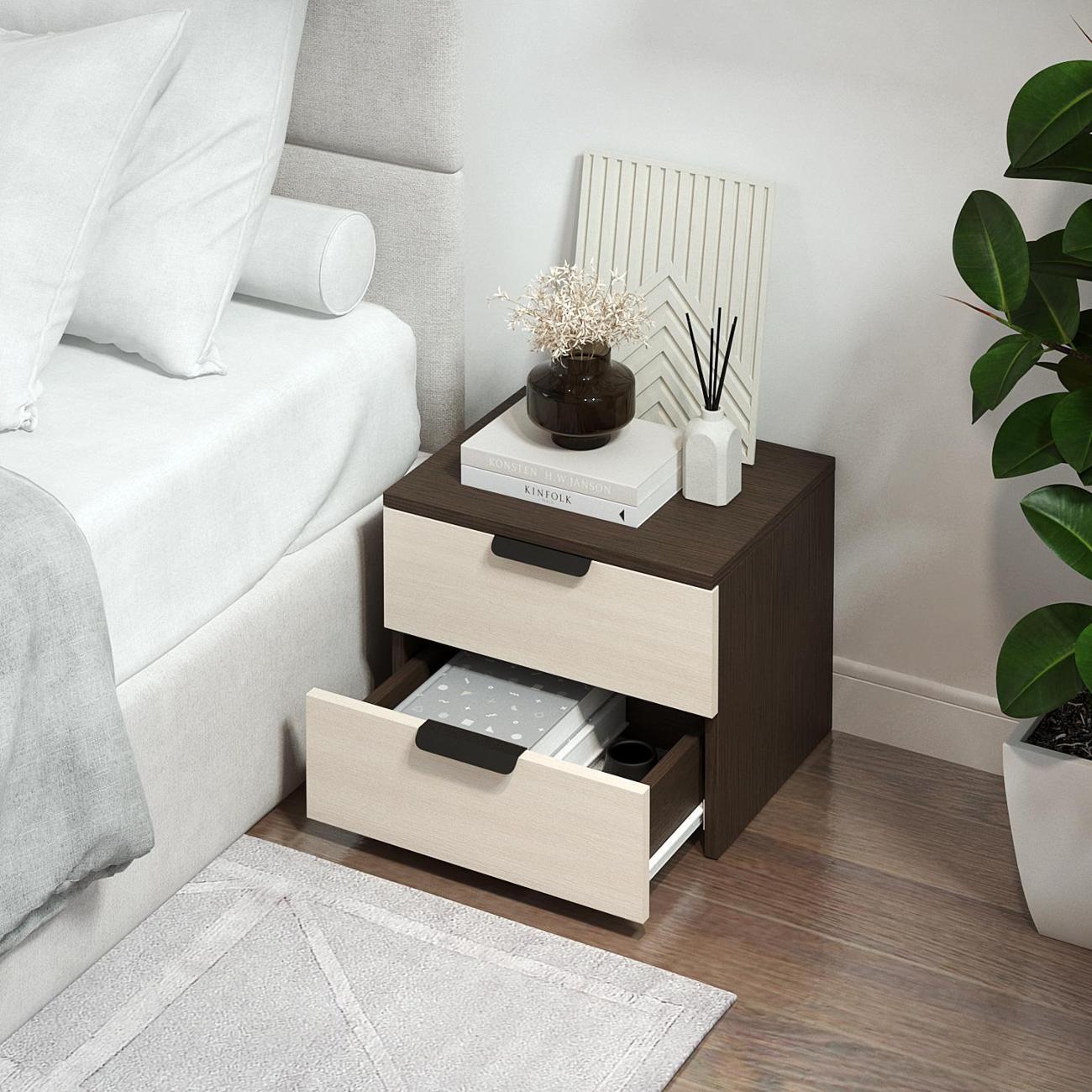 Тумба MFMaster Витто-74 венге-дуб молочный