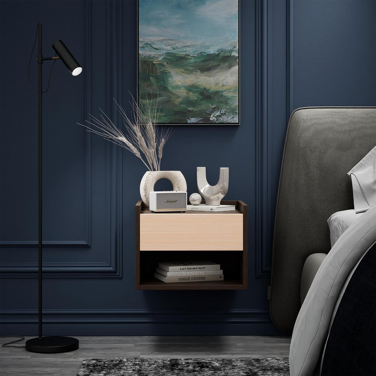 Тумба MFMaster Витто-125 венге-дуб молочный