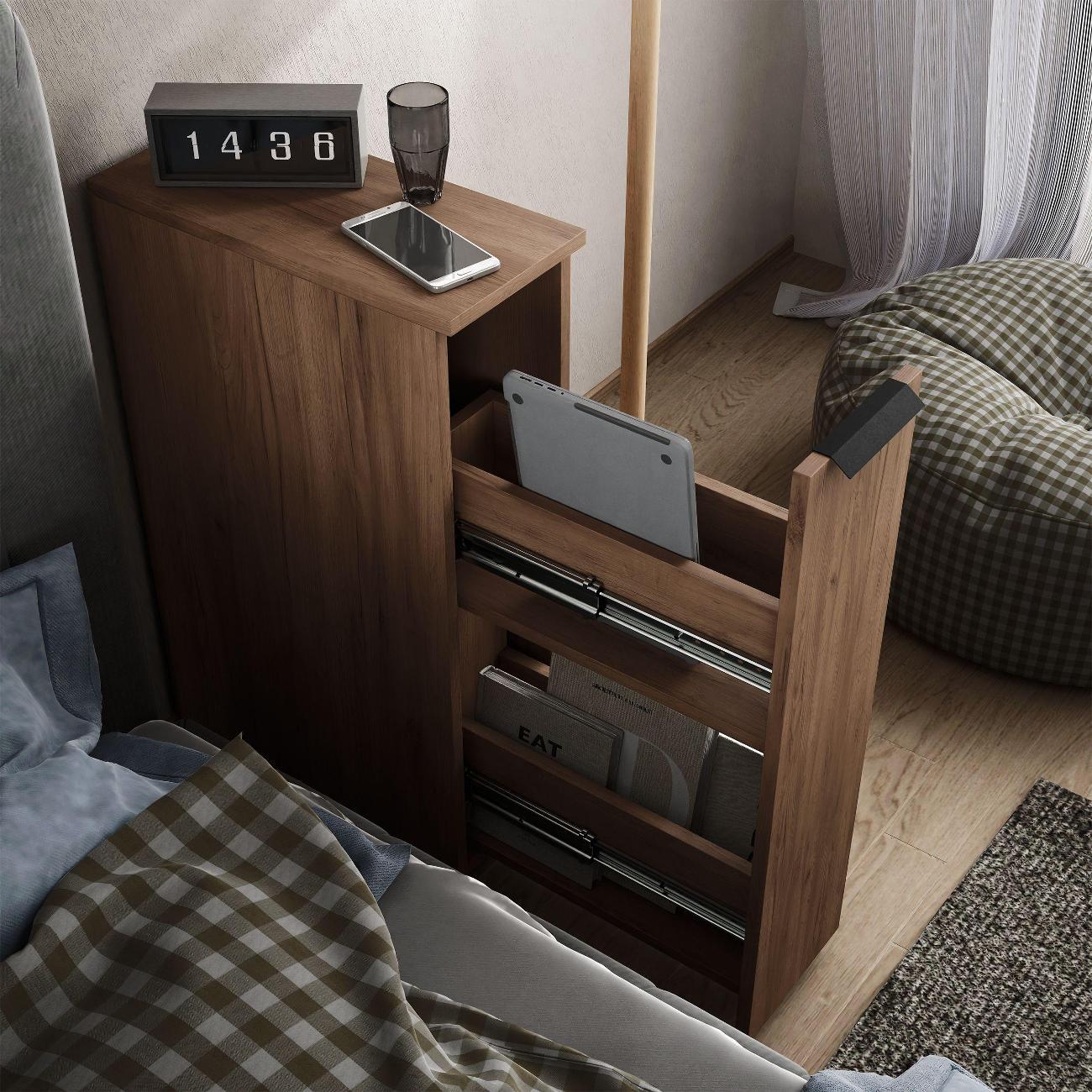 Тумба MFMaster Витто-83 дуб крафт табак