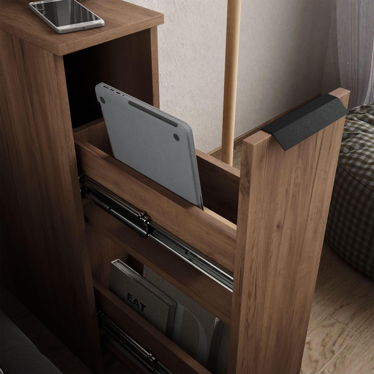 Тумба MFMaster Витто-83 дуб крафт табак