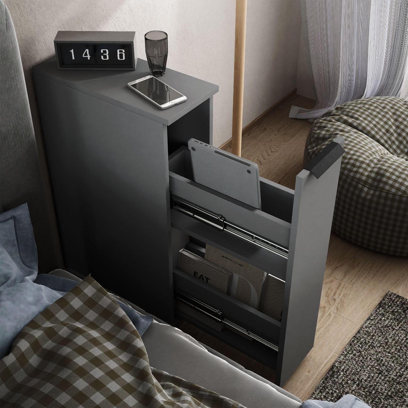 Тумба MFMaster Витто-83 оникс