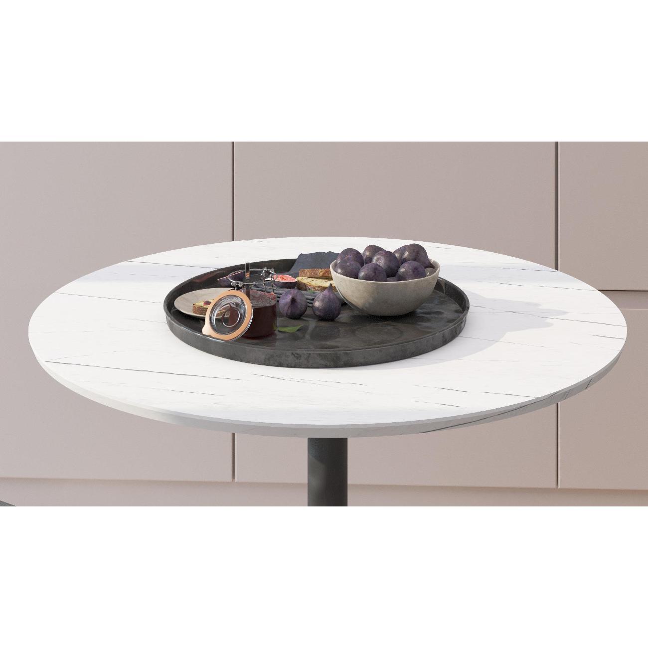 Стол обеденный Калифорния Дейл Белый мрамор