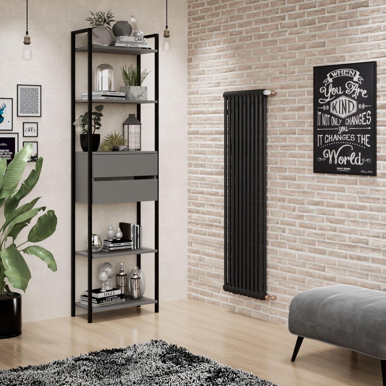 Стеллаж офисный MFMaster Интро-754 бетон