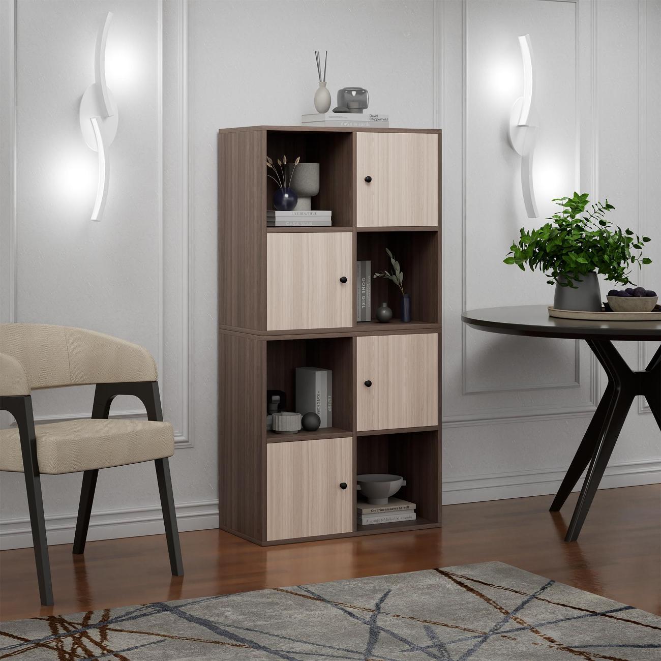 Стеллаж офисный MFMaster Уно-791 дуб молочный