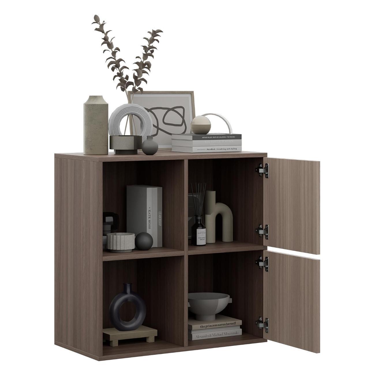 Стеллаж офисный MFMaster Уно-791 дуб молочный