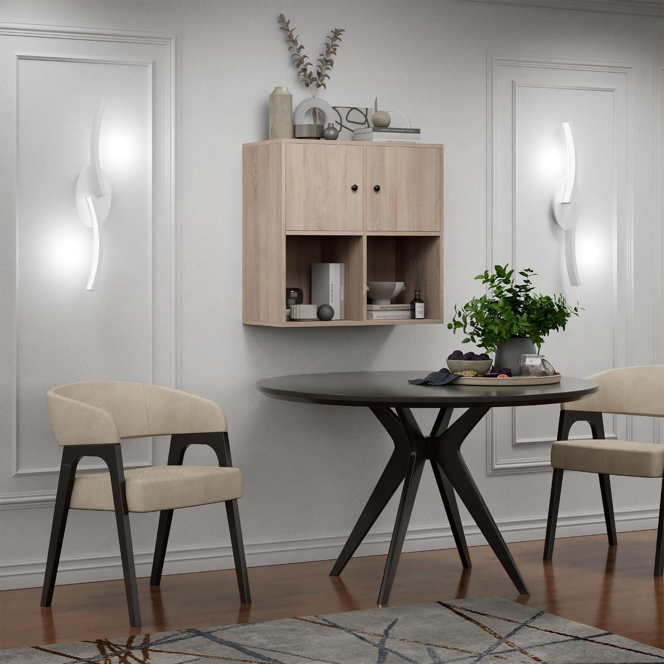 Стеллаж офисный MFMaster Файн-125 дуб крафт табак