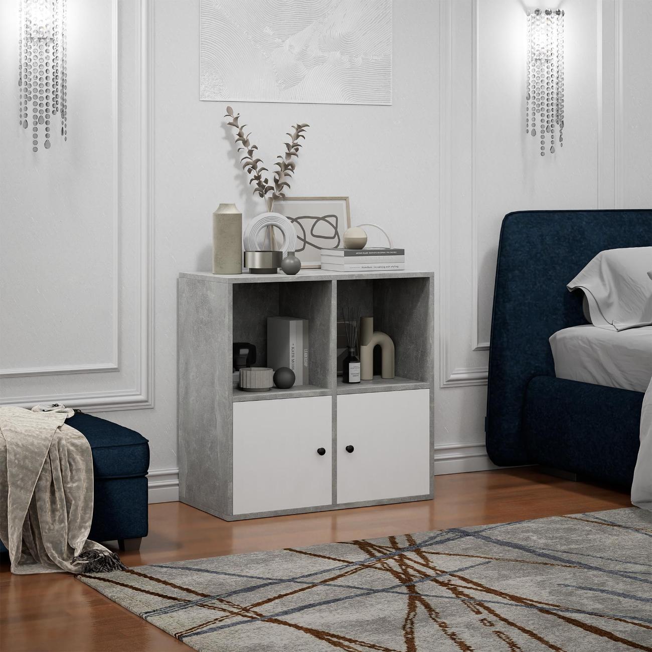 Стеллаж офисный MFMaster Файн-125 черный