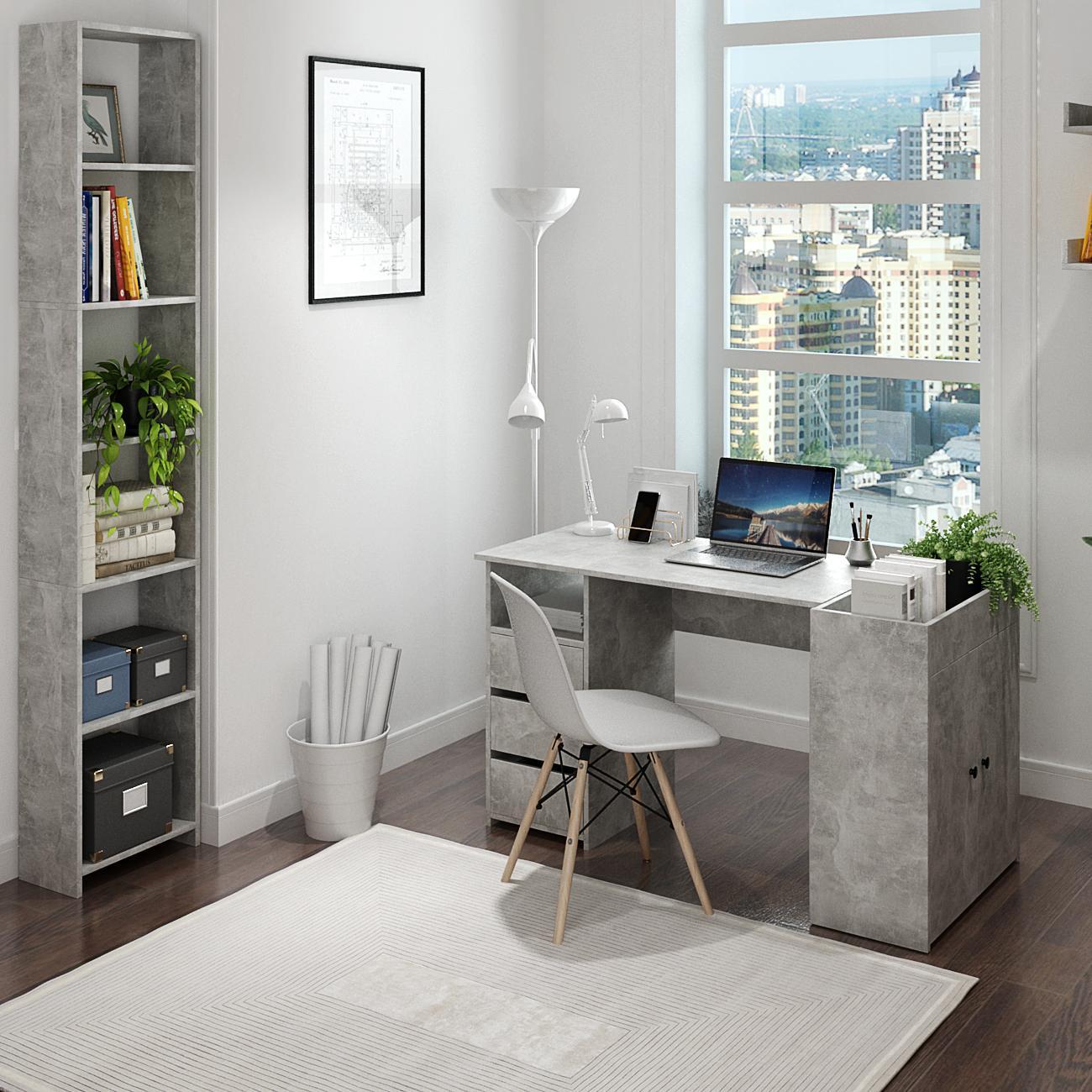 Стеллаж офисный MFMaster Файн-132 венге