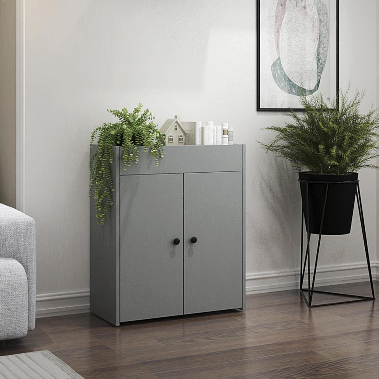 Стеллаж офисный MFMaster Файн-132 венге-дуб молочный