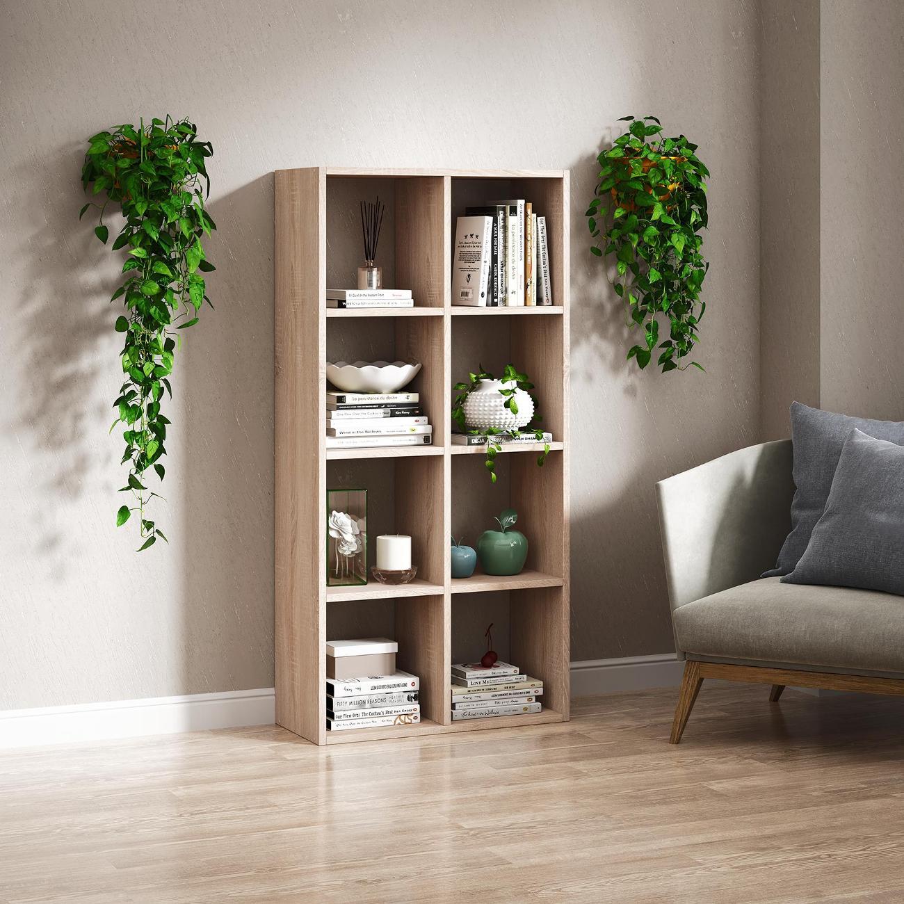 Стеллаж офисный MFMaster Уно-791 бетон