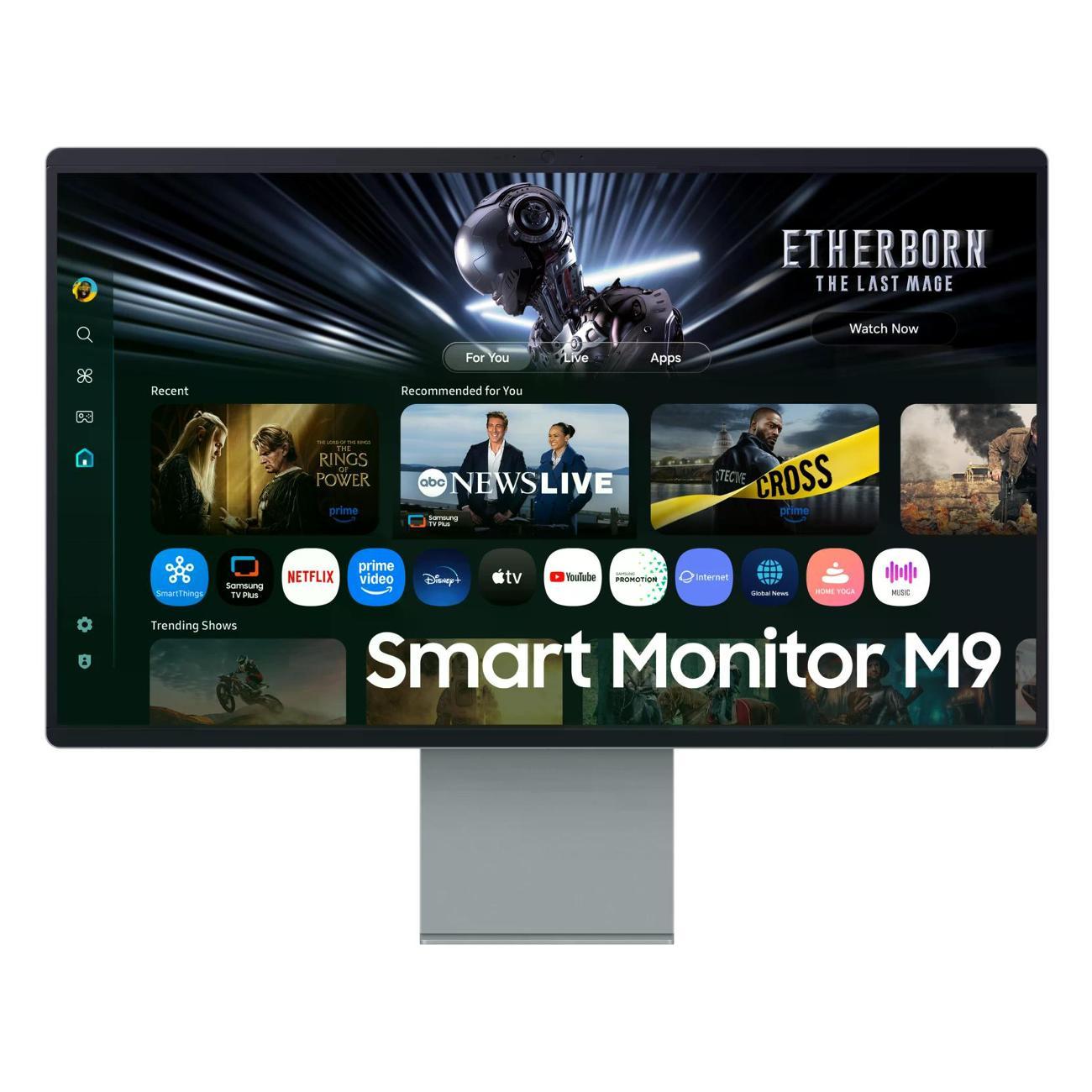 Монитор игровой Samsung 32" LS32FM902SIXCI серебристый фото