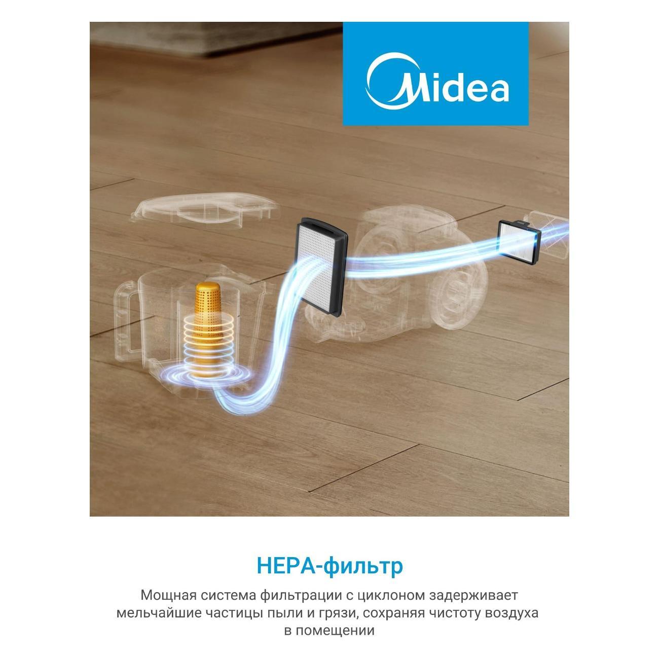 Пылесос напольный Midea VCS35B180KH