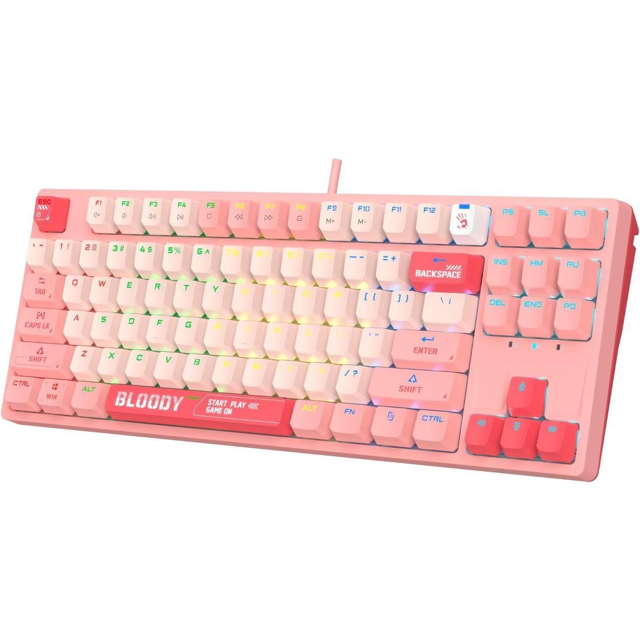 Игровая клавиатура A4Tech S87 USB&nbsp; ENERGY PINK