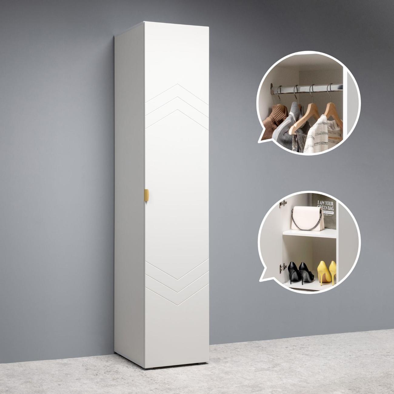 Шкаф распашной Logium Венеция Шкаф-пенал Е31820