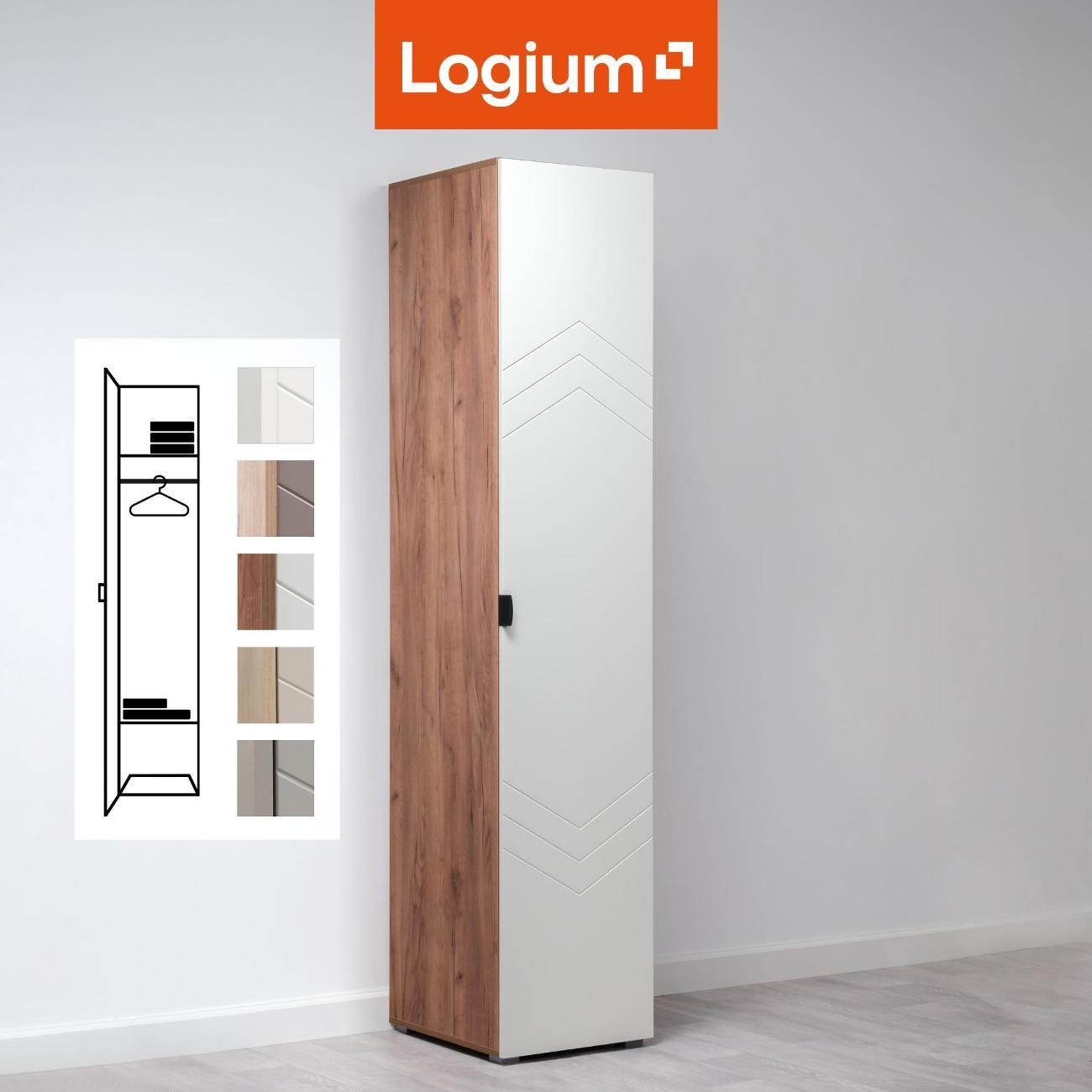 Шкаф распашной Logium Венеция Шкаф-пенал Е31837