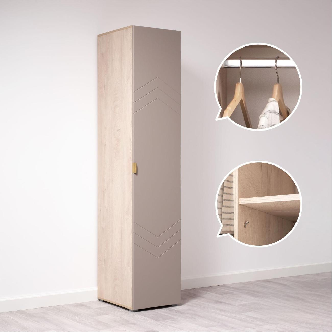 Шкаф распашной Logium Венеция Шкаф-пенал Е31844