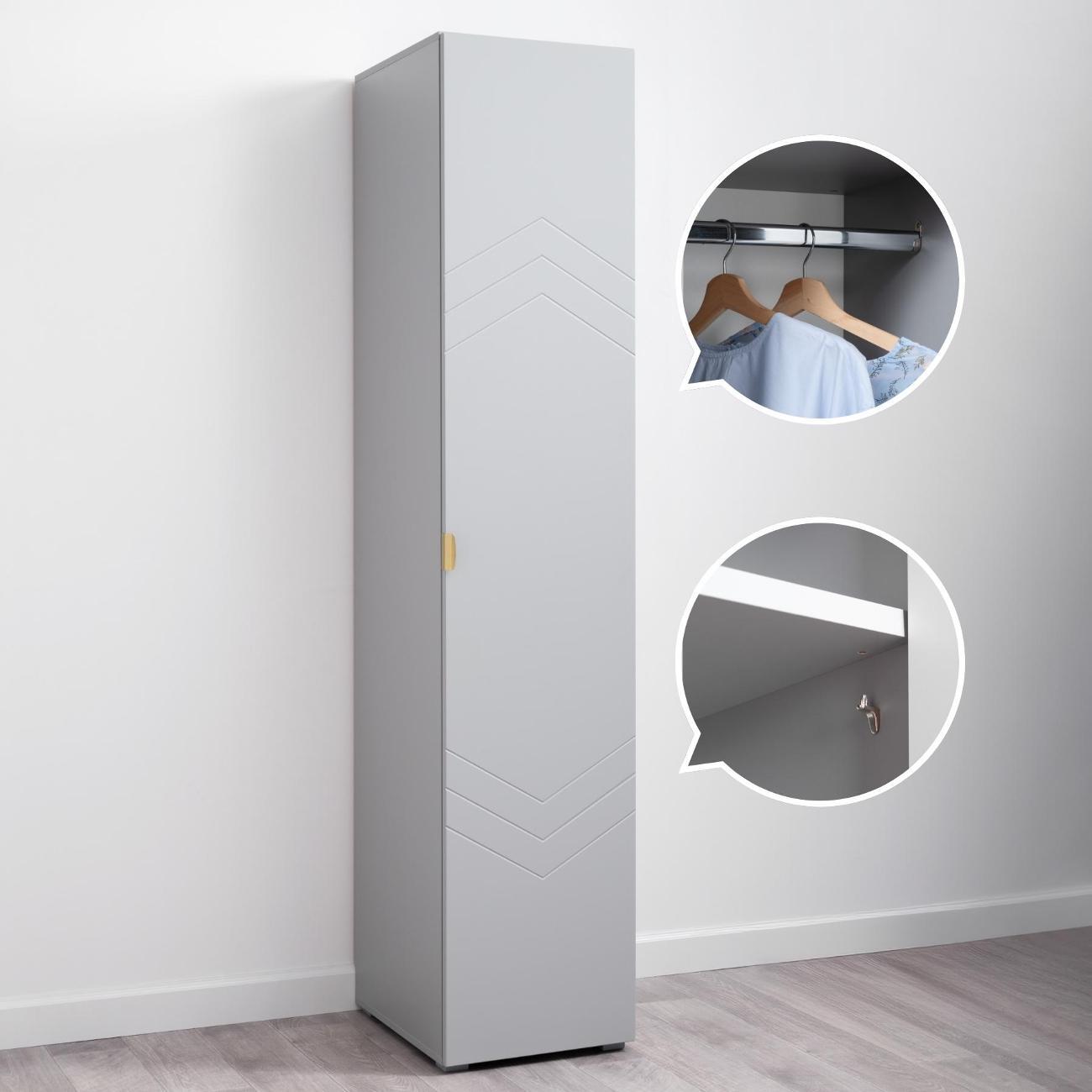 Шкаф распашной Logium Венеция Шкаф-пенал Е01827