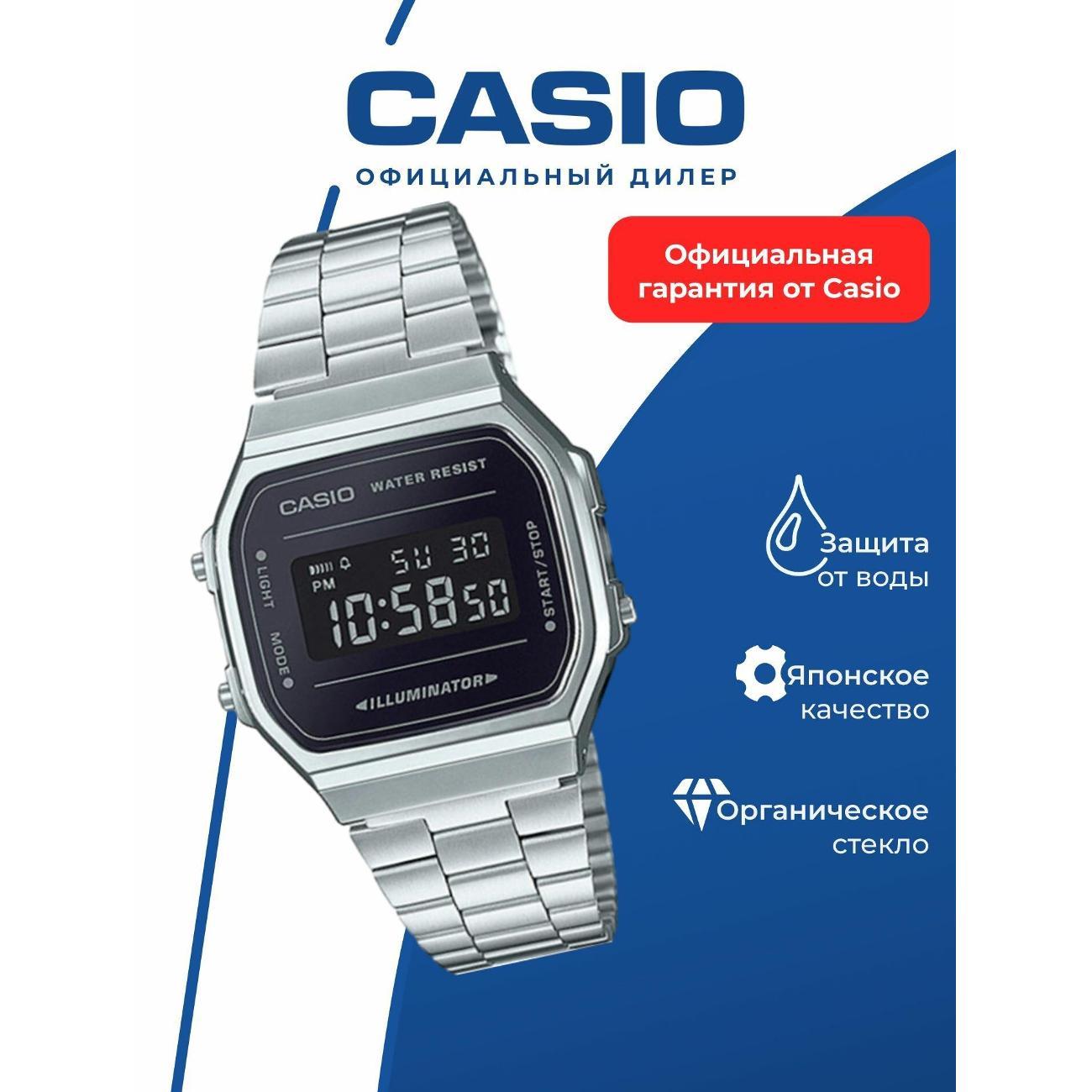 Часы наручные Casio A-168WEM-1E