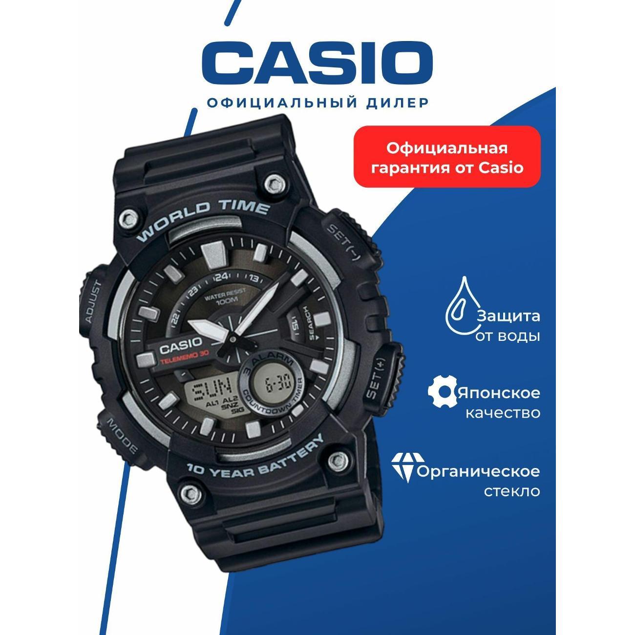 Часы наручные Casio AEQ-110W-1A